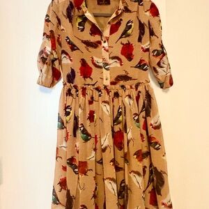 Mulberry Floral Print Blouse